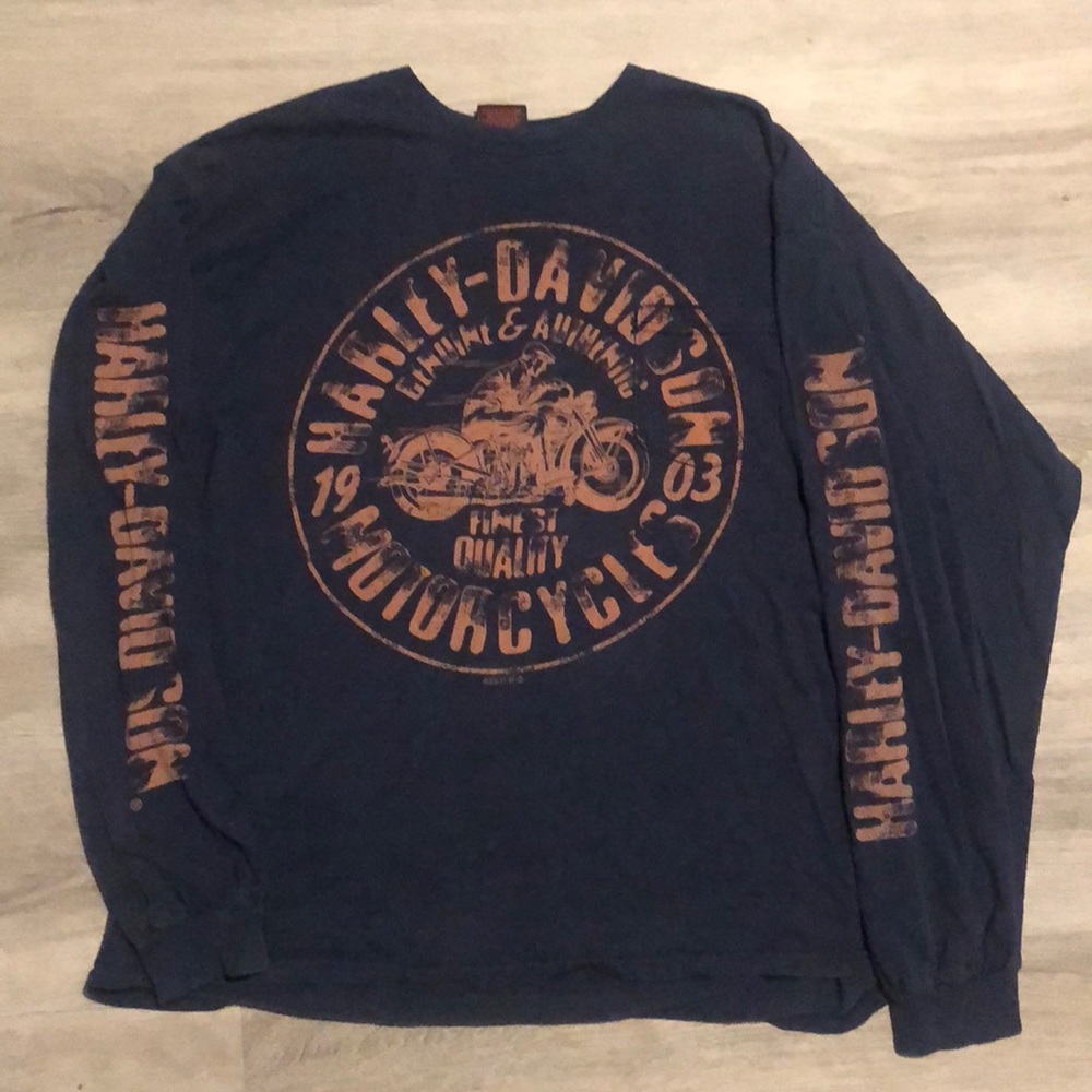 Vintage Harley-Davidson Long Sleeve Shirt